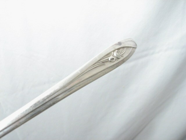 IS INTERNATIONAL SILVER TULIP PLATED FLATWARE SET SILVERWARE 46