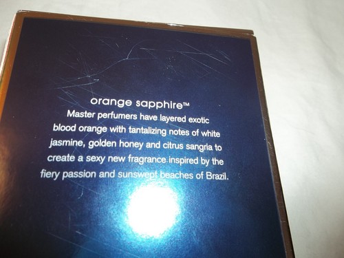 BATH & BODY WORKS ORANGE SAPPHIRE 2.5 OZ EAU DE TOILETTE Perfume Rare New In Box - Picture 6 of 13