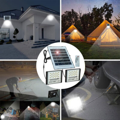 Outdoor 300W LED Solar Flood Light IP67 Dusk