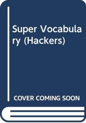 Super Vocabulary (Hackers) - Paperback - VERY GOOD
