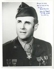 Vintage Medal of Honor Autograph Signed Photo Gino J Merli WWII Army