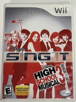 Disney Sing It High School Musical 3 Senior Year Nintendo Wii Game