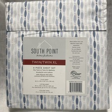 South Point Home 4-pc Microfiber Sheet Set, Twin/Twin XL, Dorian Geo