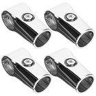  4PCS -Stabanschluss für den Schrank Closet Hanger Stabanschluss 2 Wege Pole