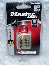 Master Lock 4680DNKL Travel Sentry Approved  TSA Accepted NEW/SEALED