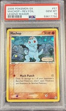 2006 Pokémon EX Legend Maker 57 Machop Reverse PSA 10 Gem Mint on eBay