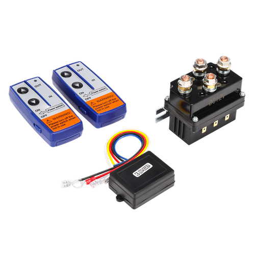 12v 500a contactor winch Control relay dual wireless suite with remote control - Picture 9 of 12
