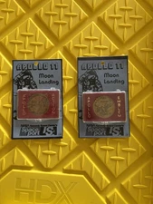 Apollo 11 Moon Landing Commemorative Coins