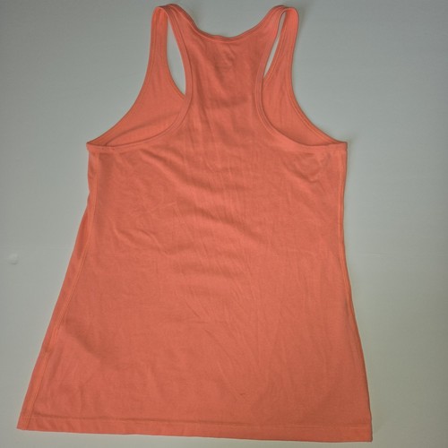 Nike Dri Fit Tank Top Running Shirt Orange Just Do It Womens Size Small - Picture 6 of 7