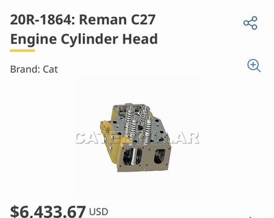 Cat C 27 C32 Engine Cylinder Head