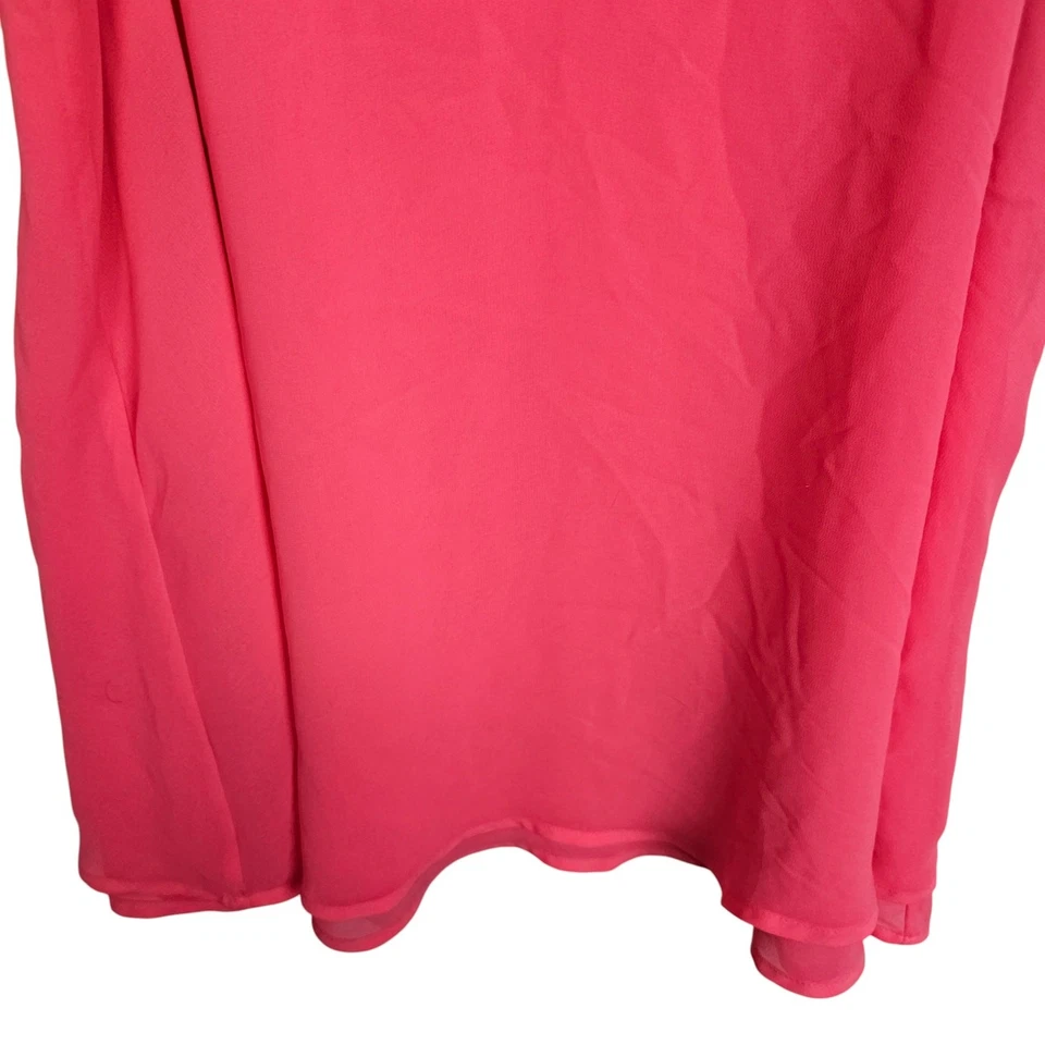 Camiseta sin mangas Torrid Top Cami Mujer 00 Rosa Cuello en V Camiseta sin mangas Mujer Informal Top Columpio Foto 3 de 4