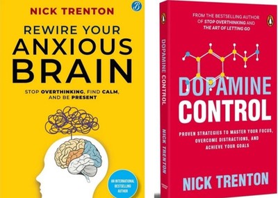 Dopamine Control Proven & Rewire Your Anxious Brain Stop Overthinking 2 Buch Set