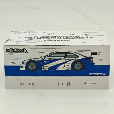 DCM 1:64 BMW M3 GTR E46 NFS TECKWRAP APAXPO ZESTEK Diecast Models