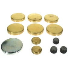 Melling Freeze Plug Kit MPE-256BR; Brass Freeze Plugs for 87-06 Jeep 242