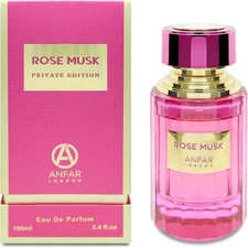Anfar Ladies London Rose Musk EDP Spray 3.4 oz Fragrances 6292257588712
