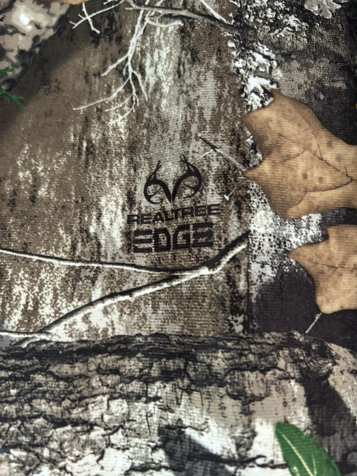 Gamehide Realtree Camo Edge Tick Repel Tactical Jacket Mens 5X 1/4 Zip Pullover - Image 3 of 4