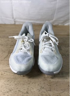 Under Armour Harper 6 Low Metal White Gold Baseball Cleats Men's Size 9.5