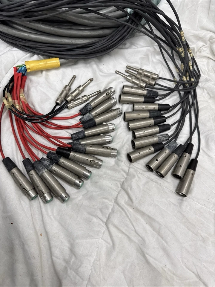 75' Belden 8776 15 Channel Professional Audio Snake XLR/TRS w/ Switchcraft Ends - Image 4 of 4