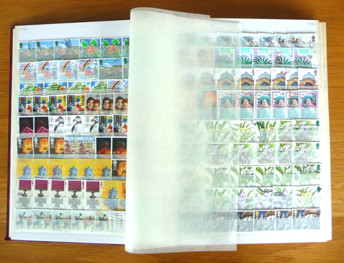 Stock Book Stamp Album Containing GB Commemorative Stamps 16 Pages-32 Sides - 第 5/20 張圖片