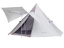Silver Triangular Camping Tent - Lightweight, Waterproof & Spacious for Outdoor