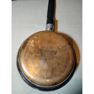 VTG Ekcoware Stainless Steel Copper Bottom Skillet Fry Pan 7'' USA Made