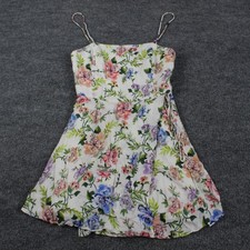 Alice Olivia Dress 4 Trixie Floral Sleeveless Mini White Romantic Femenine Chic