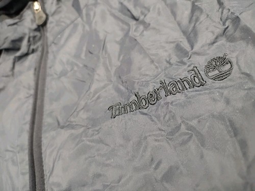 Timberland Weathergear Windbreaker Erwachsene Größe XLarge schwarz Hoodie mit durchgehendem Reißverschluss - Bild 4 von 11