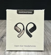 Darongfeng Open Ear Wireless Bluetooth Earbuds Pain Free Conduction, Brand New