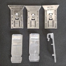 Graber Bali Springs Standard Valance Clips Sets for 2in Faux Wood Blinds 6pcs