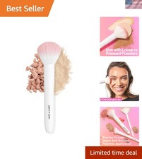 Powder Brush, Ultra-Plush Synthetic Bristles for Flawless Application, Soft T...