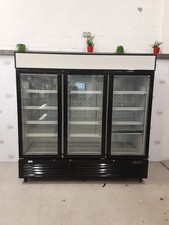Used Interlevin Three Door Upright Display Fridge, Model- LGC7500