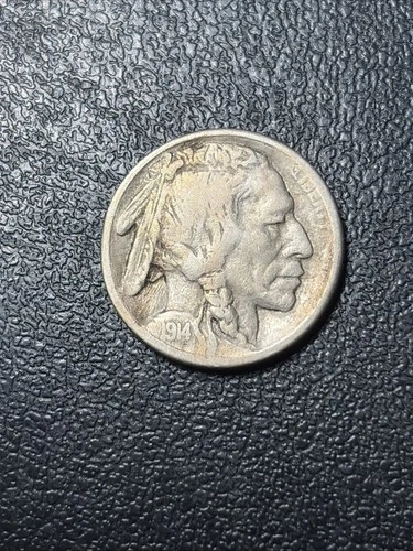 1914 S Buffalo Nickel Half Horn