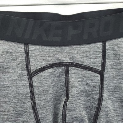 Nike Pro Dri-FIT Pants Mens Large Gray Compression Leggings 811431