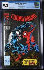 Amazing Spider-Man #375 CGC 9.2 Mark Bagley Marvel 1994 ITA Platinum W/Booklet !