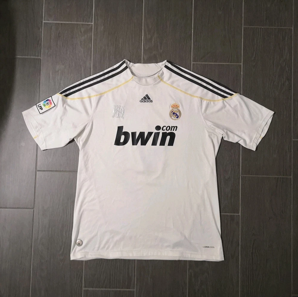 Vintage Retro 2009/10 Ronaldo R9 Real Madrid Trikot Größe: XL Fußball Adidas Fan
