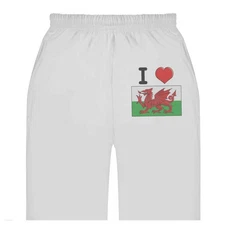'I Love Wales' Adult Sweatpants / Joggers (JO034035)