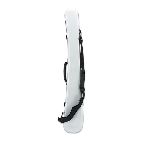 Estuche de arco de fibra de carbono para bajos de 2 piezas caja de arco fuerte y ligero blanco - Imagen 8 de 11