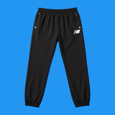New Balance Mens Medium All Motion Lightweight Joggers Running Black Track Pants