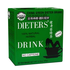 Uncle Lee'S Tea China Green Dieters Tea Caffeine Free, 2.12 Oz, 30 Count