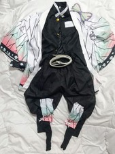 Demon Slayer Kimetsu no Yaiba Shinobu Kocho Cosplay Costume Set Size 130cm