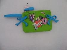 ED HARDY GIRL'S COIN PURSE WRISTLET NEW W/TAG