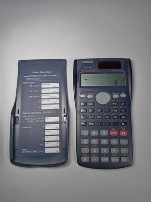 Casio Fx-85MS Wissenschaftlicher Taschenrechner Top Zustand mit Cover Case