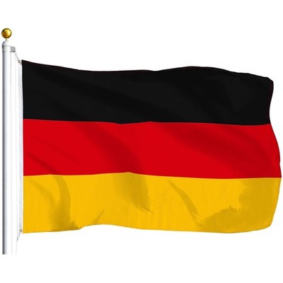 Patriotische  Fahne 90x150 cm - Lebendige Farben, Wetterfest & Stabil