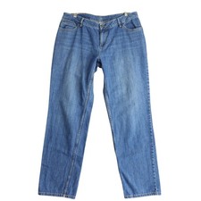 J Jill Jeans Womens 12 Blue Authentic Fit Boot Cut Stretch Denim Med Wash Pants