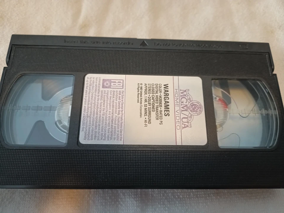 WarGames (VHS, 1996, Movie Time) - Image 3 of 3