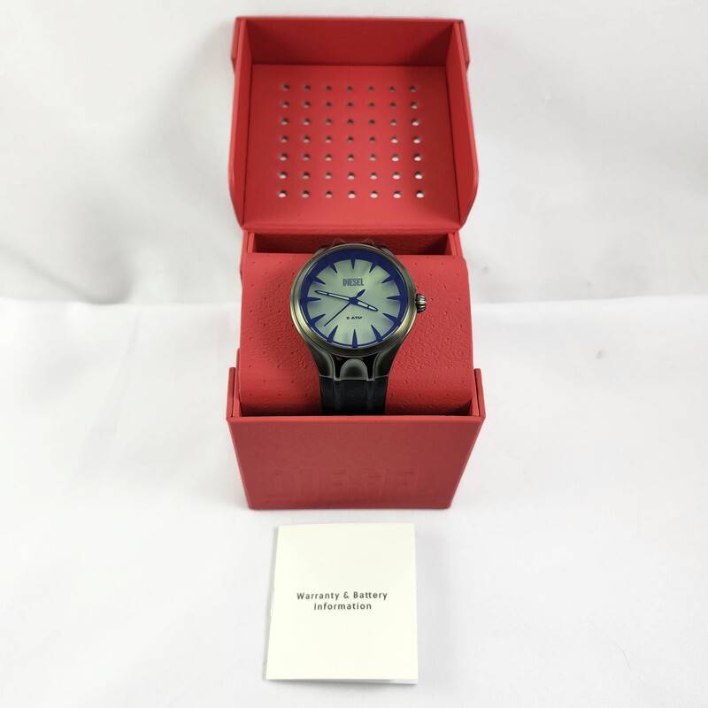 NEW Diesel Streamline Olive Green Black Mens Watch DZ2218 NIB NWT