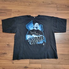 Camisa Stone Cold Steve Austin WWF De Colección Años 90 Logo Azul Para Hombre 3XL Rara 3A