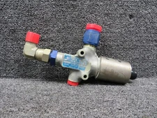 13027-4 (Alt: 16780) EG&G Skydrol Valve Assembly with Elbow Fitting REV. H