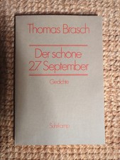 Thomas Brasch: Der Schöne 27. September, Gedichte, Bibliothek Suhrkamp