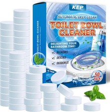 Automatic Toilet Bowl Cleaner Tablets  Fresh Scent, 50 PACK,Long-Lasting Clean 